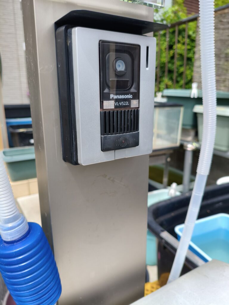 治ってしまいました。インターホン