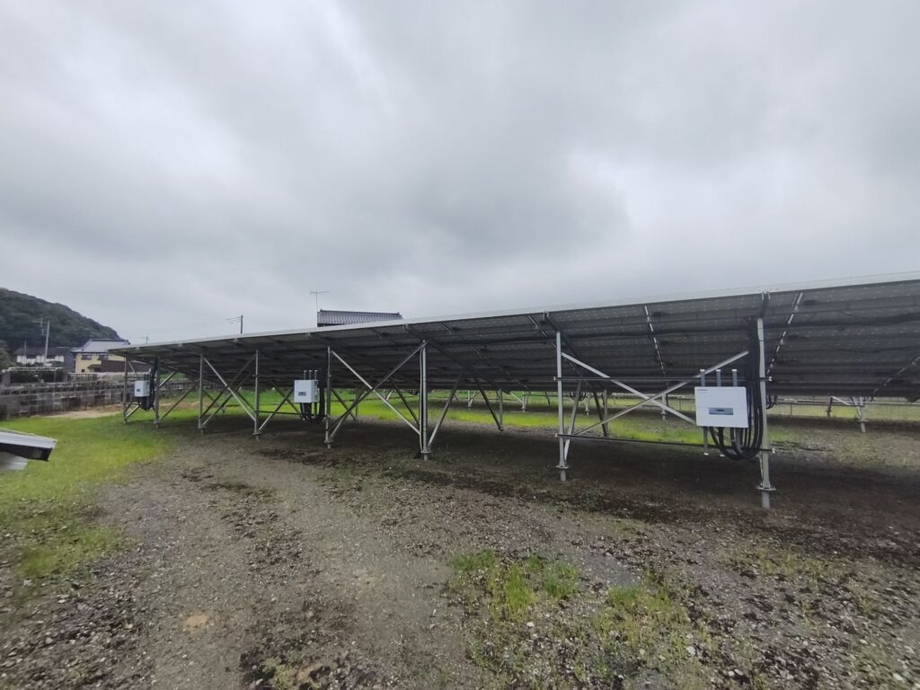 太陽光発電所の年次点検をさせていただきました。